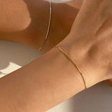 925 Silver | Unisex Mini Italian Chain Bracelet