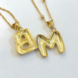 925 Silver | Bubble Letter Necklace