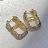 925 Silver | Trendy Serenay Earrings with Stones (Model 3)