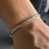 925 Silver | Bone Bangle Men