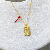 925 Silver | Fish Symbol Luck & Prosperity Medallion Necklace