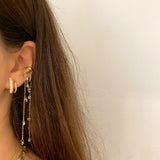 925 Silver | Double Earrings with Stone Detailing