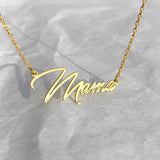 925 Silver | Custom Engraved Necklace in Special Font 9