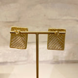 925 Silver | Vintage Pattern Earrings (Model 1)