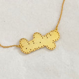 925 Silver | Custom Enamel Necklace with Stone in Your Chosen Color