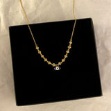925 Silver | Eye Necklace with Clover Detail
