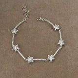 925 Silver | Star Tennis Bracelet