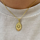 925 Silver | PHEAR Custom Unisex Lion Medallion Necklace