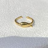 925 Silver | Fish Symbol Pinky Ring