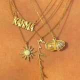 925 Silver | Pearl Shell Locket Necklace