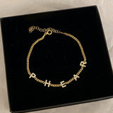 925 Silver | Custom with Curb Chain and Stone Detail