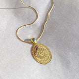 925 Silver | Unisex Sun Medallion Necklace