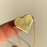 925 Silver | Custom Heart Bracelet with Two Fingerprints