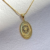 925 Silver | PHEAR Custom Unisex Lion Medallion Necklace