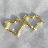 925 Silver | Heart Earrings