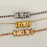 925 Silver | Personalized Bubble Bracelet