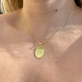 925 Silver | Unisex Sun Medallion Necklace