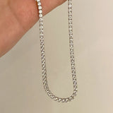925 Silver | 3mm Non-Twisting Tennis Choker