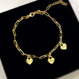 925 Silver | Personalized Luck Bracelet with Heart Charm