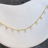 925 Silver | Chain with Transparent Star Charm