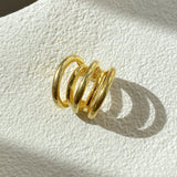 925 Silver | 5-Ring Ear Cuff