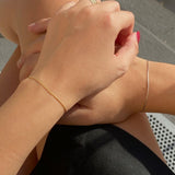 925 Silver | Unisex Mini Italian Chain Bracelet