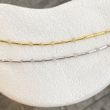 925 Silver | Thin Bar Bracelet with Stone Detailing