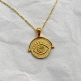 925 Silver | Moving Evil Eye Necklace