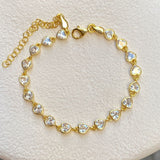 925 Silver | Full Heart Bracelet