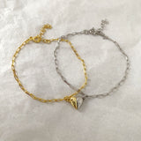 925 Silver | Magnetic Heart Couple Bracelets