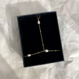 925 Silver | Minimal Hand Chain with Pearl Detailing