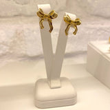 925 Silver | Ribbon Earrings