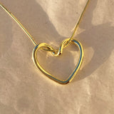 925 Silver | Loveknot Heart Necklace