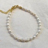 925 Silver | Genuine Baroque Pearl Bracelet