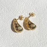 925 Silver | Teardrop Earrings with Stone Detailing