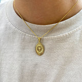 925 Silver | PHEAR Custom Unisex Lion Medallion Necklace