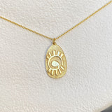925 Silver | Sun Medallion Necklace