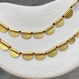 Bronze | Handmade Oval Ethnic Necklace