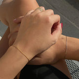 925 Silver | Unisex Mini Italian Chain Bracelet