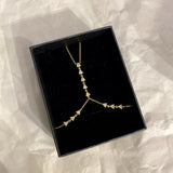 925 Silver | Triangle Stone Hand Chain