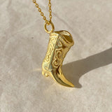 925 Silver | 3D Cowboy Boot Necklace