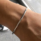 925 Silver | Bone Bangle Men