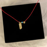 925 Silver | Custom Red String Lucky Necklace