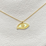 925 Silver | Eye Medallion Necklace